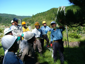 植木剪定講習会が開催されました